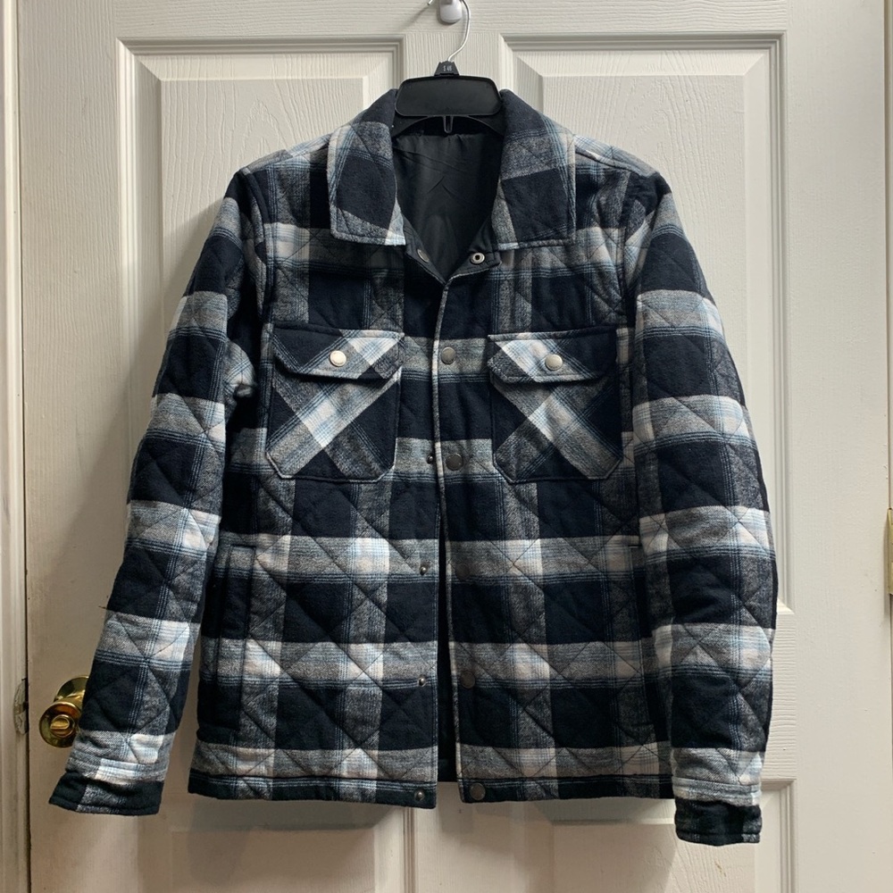 Hollister flannel shirt jacket